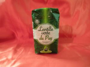 Lentilles vertes sachet